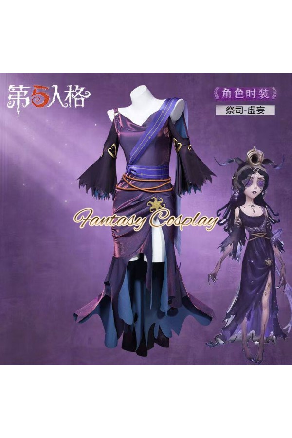 Identity V Priestess Fiona Gilman The Envoy of Yog-Sothoth Purple Cosplay Costume